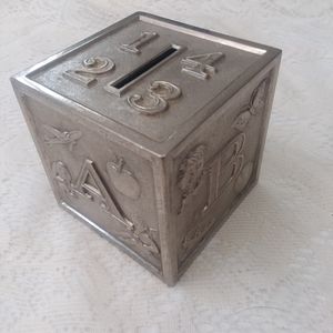 Vintage Raimond Piggy Bank ABC 1234